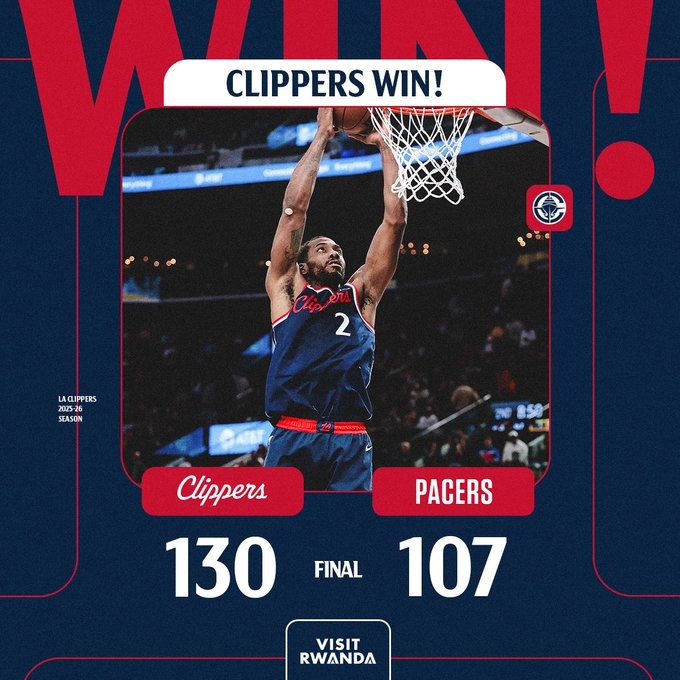 PG模拟器-快船发布赢球海报庆祝胜利：伦纳德举火烧天成为主角